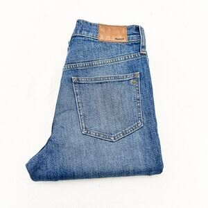 Madewell The Perfect Vintage Crop Button Fly Front Denim Jeans Size 25